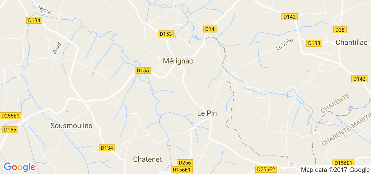 map de la ville de Le Pin