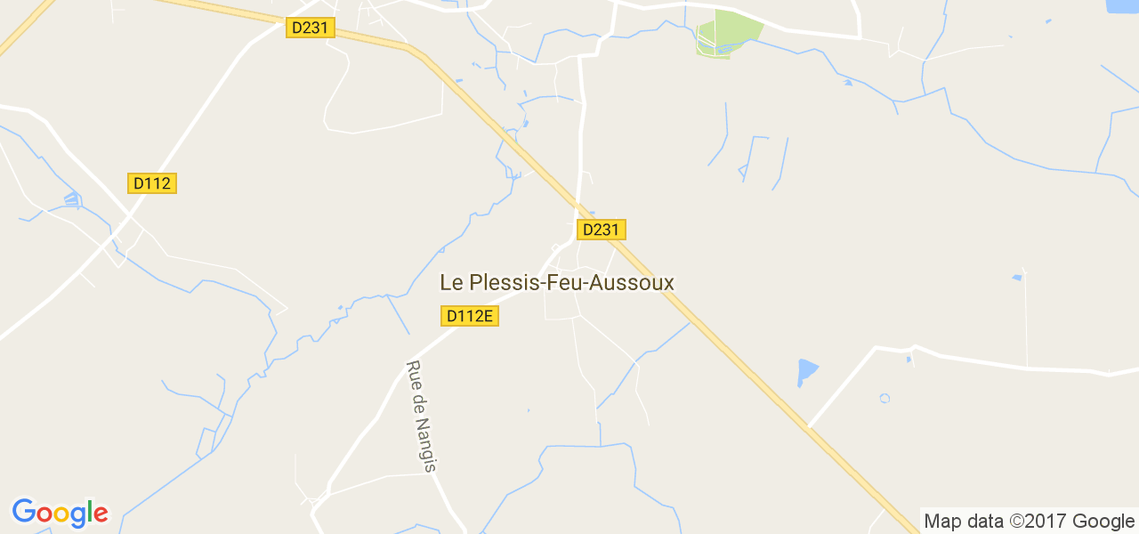 map de la ville de Le Plessis-Feu-Aussoux