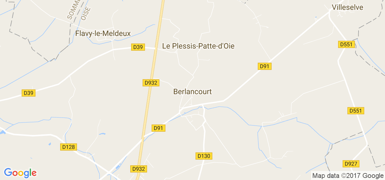 map de la ville de Le Plessis-Patte-d'Oie