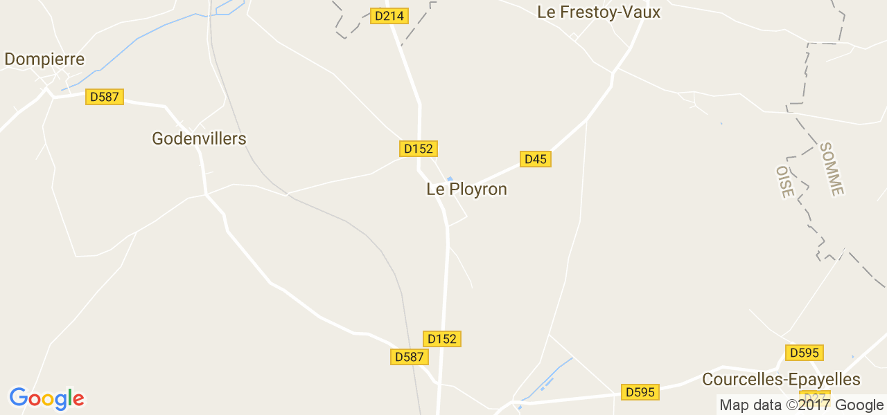 map de la ville de Le Ployron