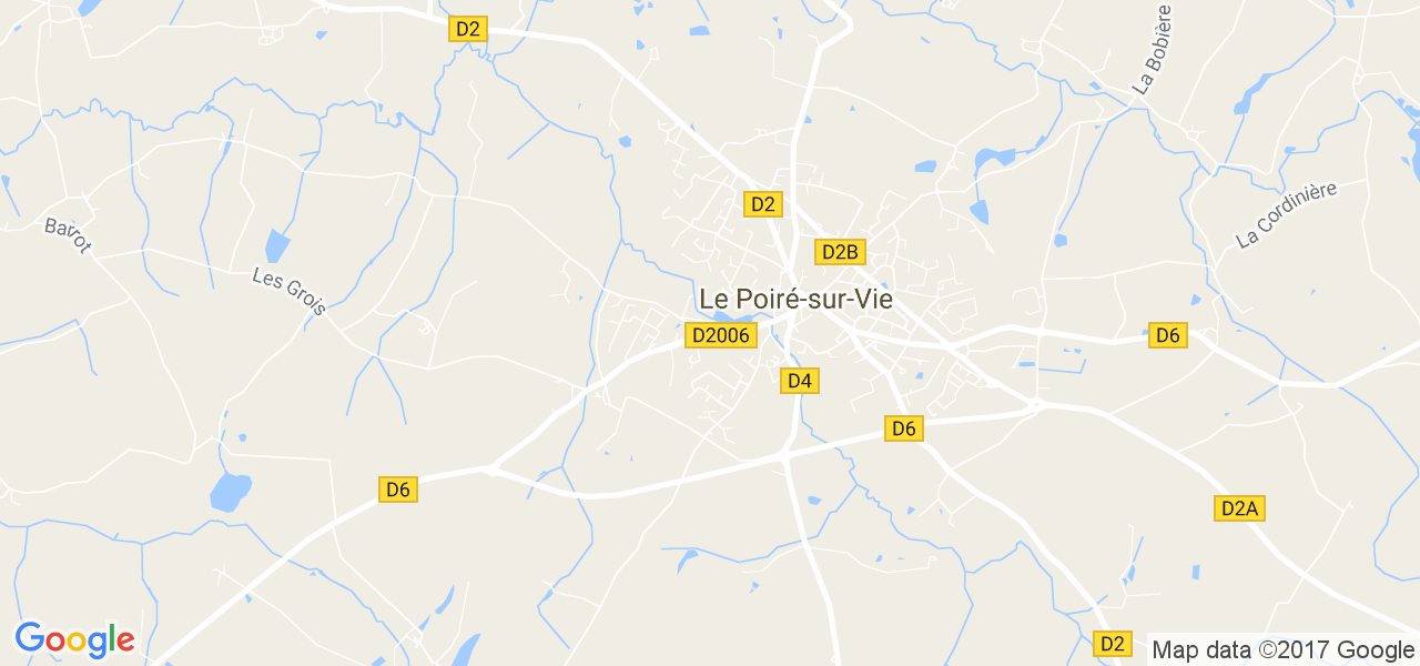 map de la ville de Le Poiré-sur-Vie