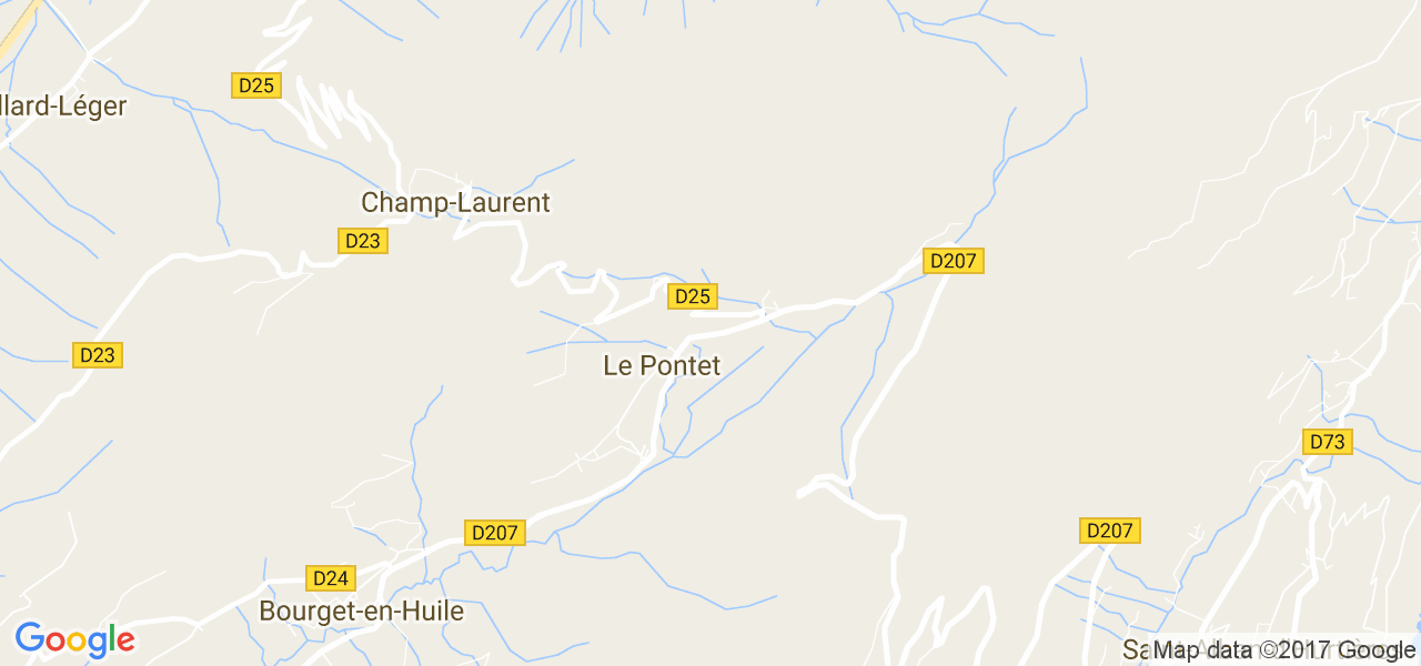 map de la ville de Le Pontet