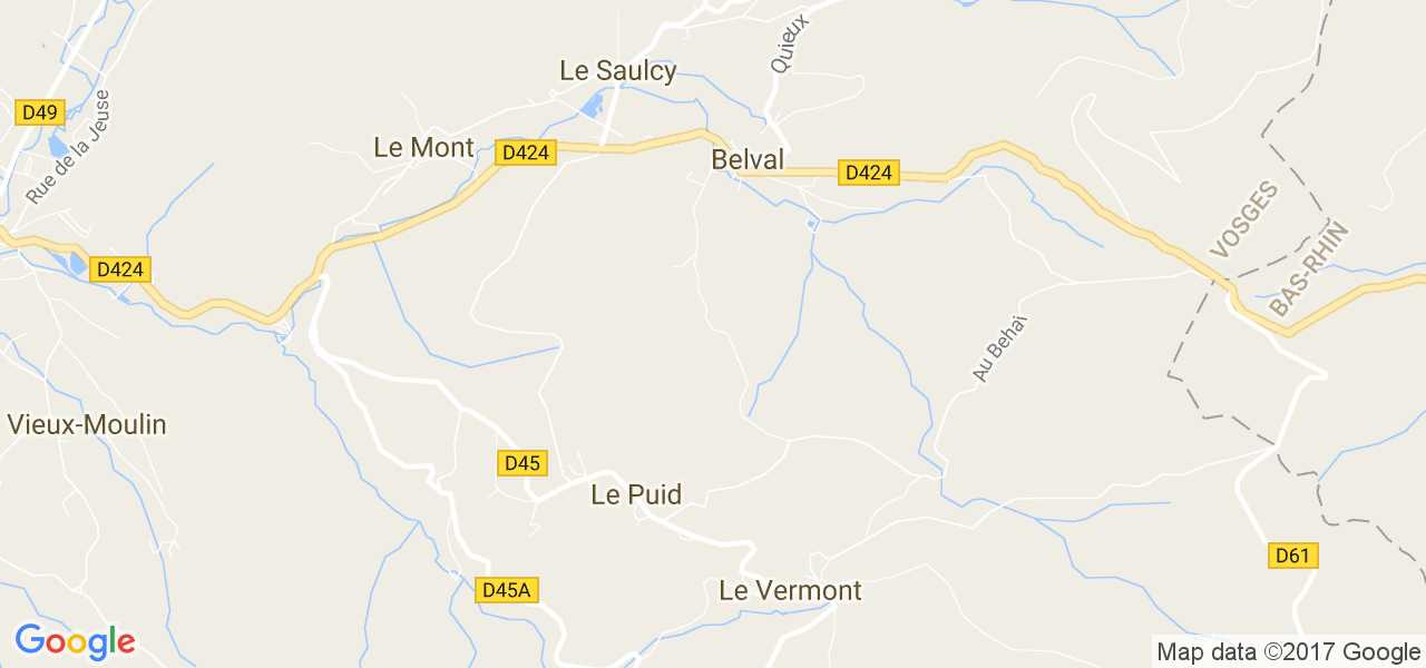 map de la ville de Le Puid