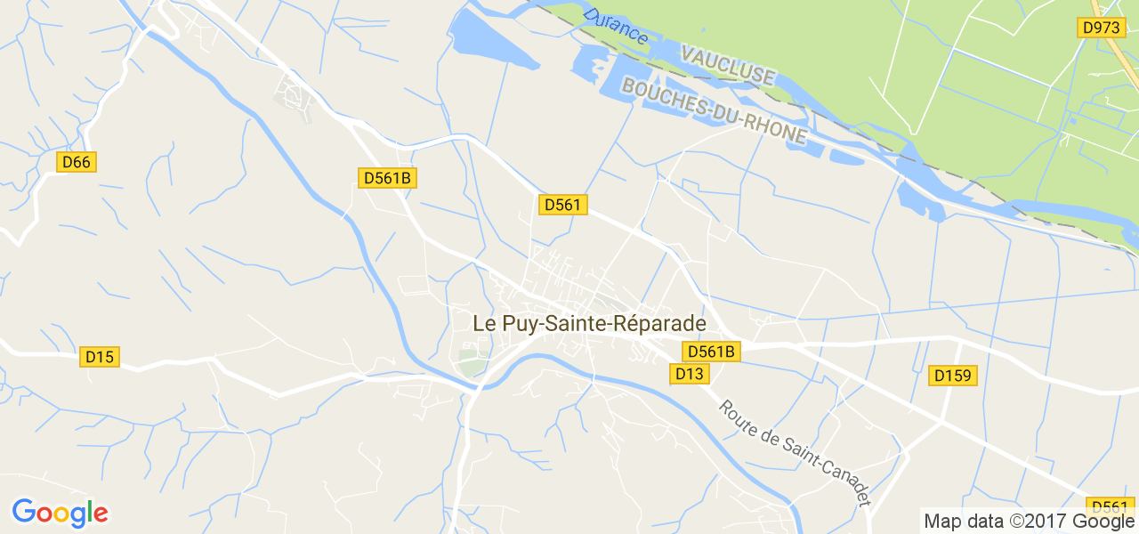 map de la ville de Le Puy-Sainte-Réparade