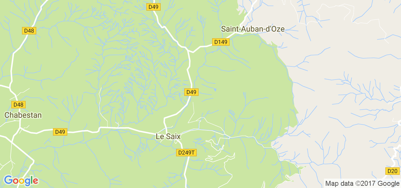 map de la ville de Le Saix