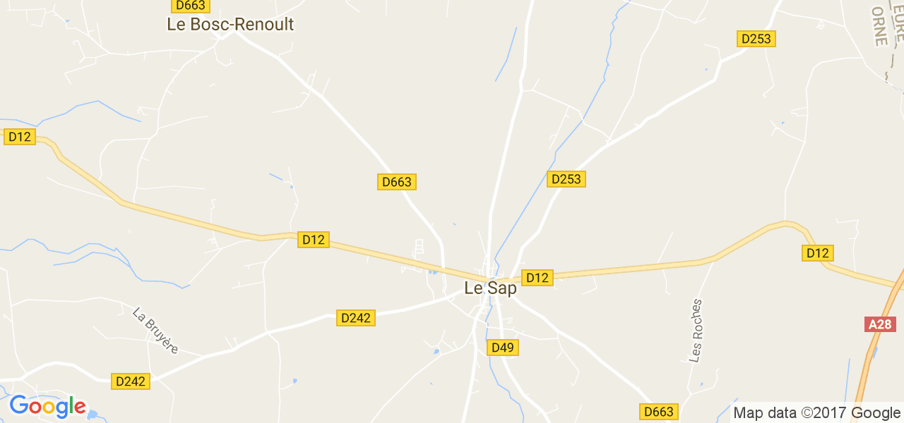 map de la ville de Le Sap