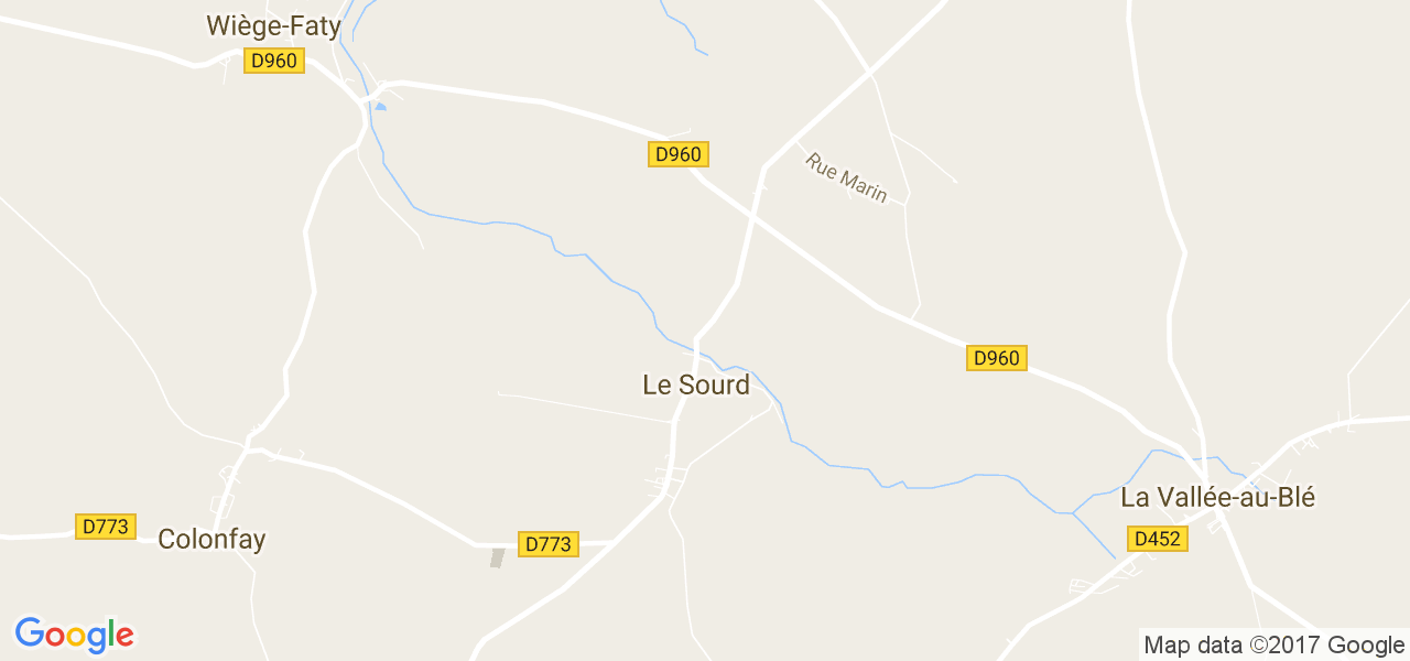 map de la ville de Le Sourd