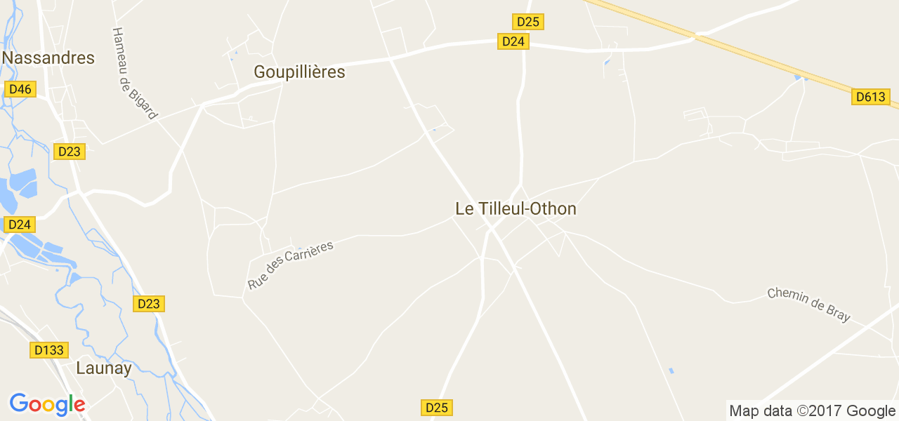 map de la ville de Le Tilleul-Othon