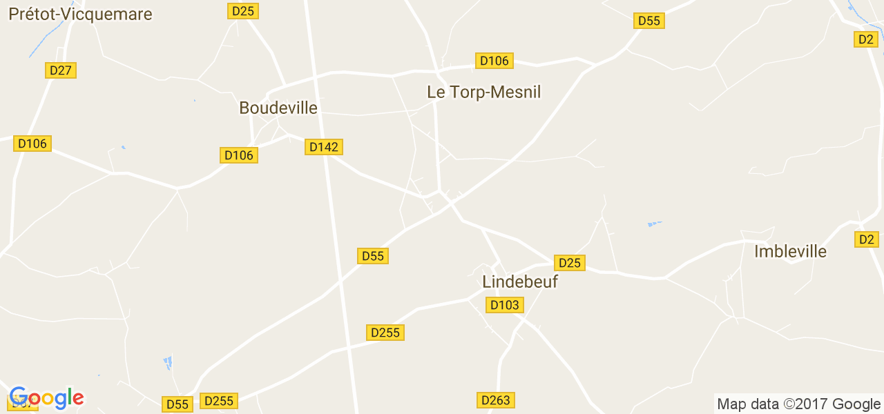 map de la ville de Le Torp-Mesnil