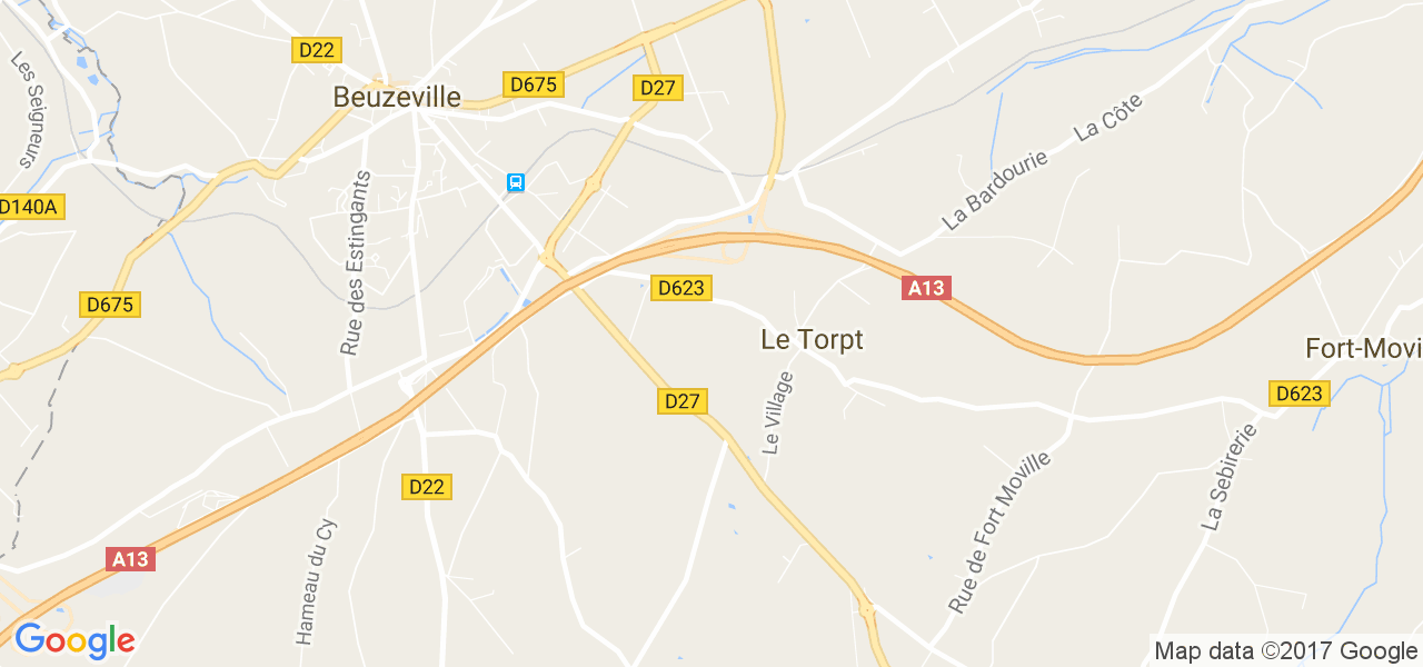 map de la ville de Le Torpt