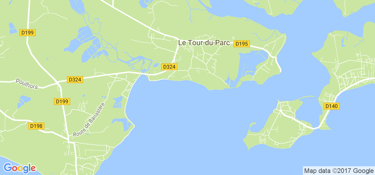 map de la ville de Le Tour-du-Parc