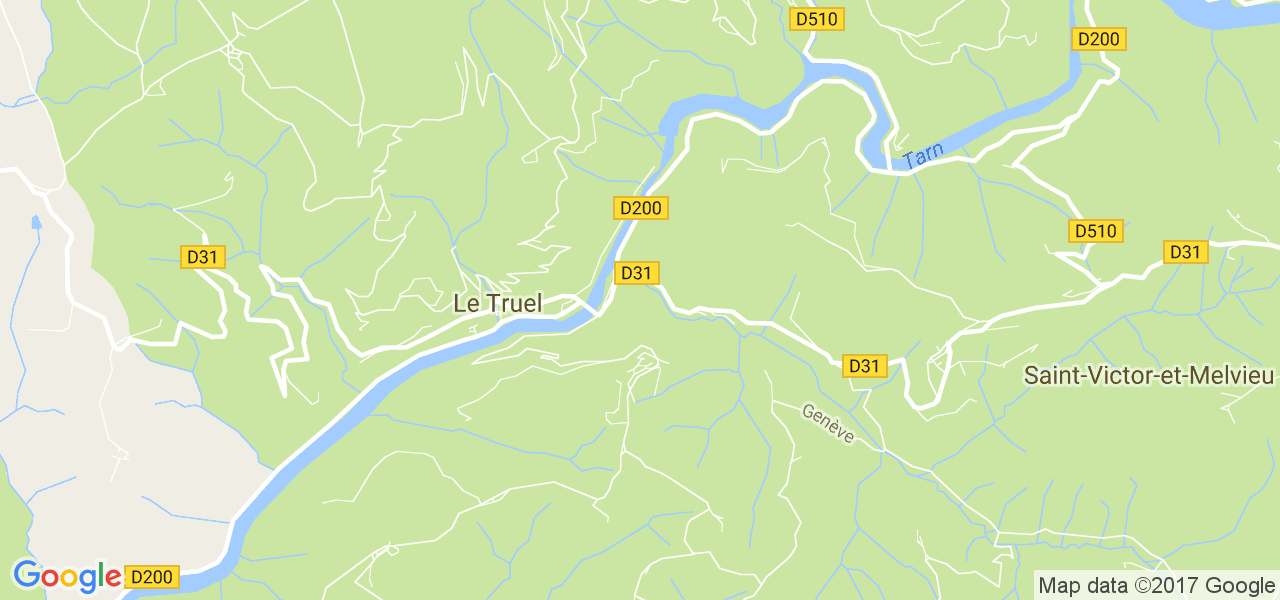 map de la ville de Le Truel