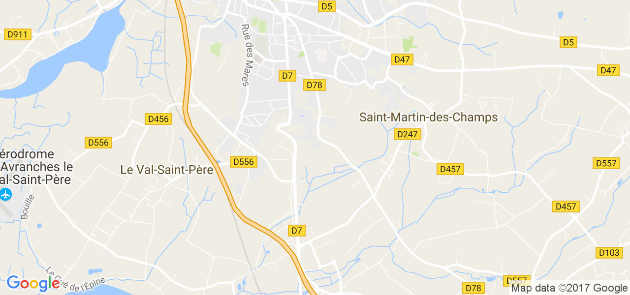 map de la ville de Le Val-Saint-Père