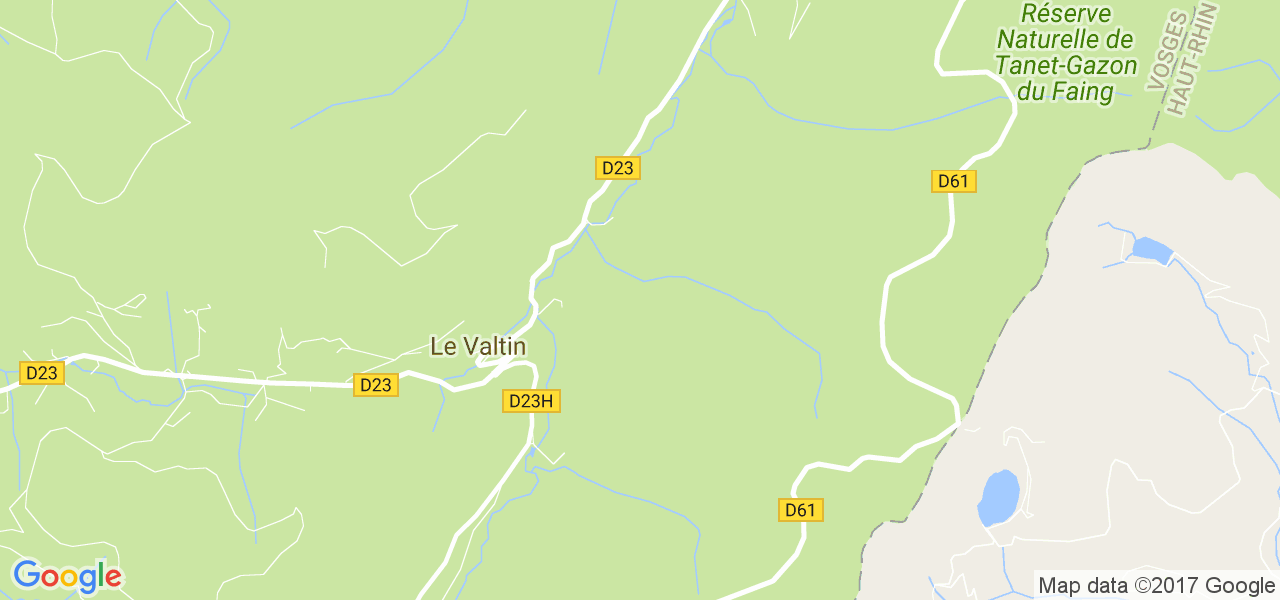 map de la ville de Le Valtin