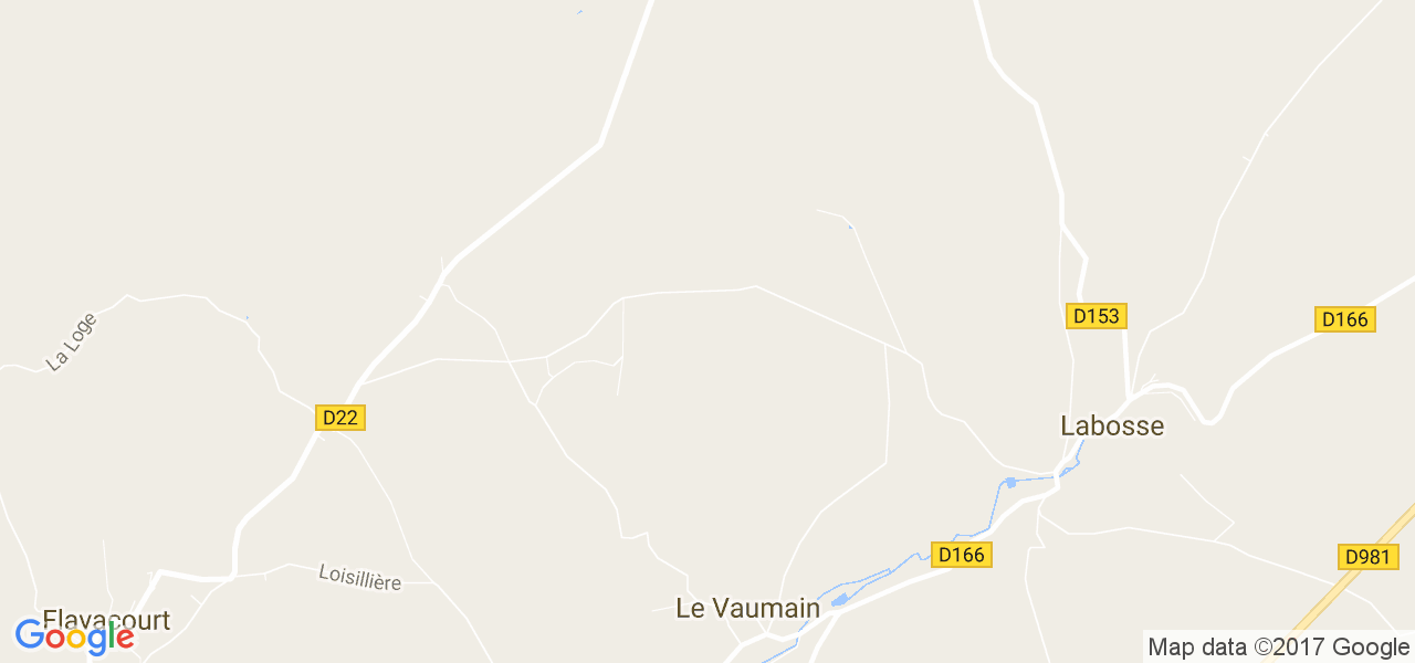 map de la ville de Le Vaumain