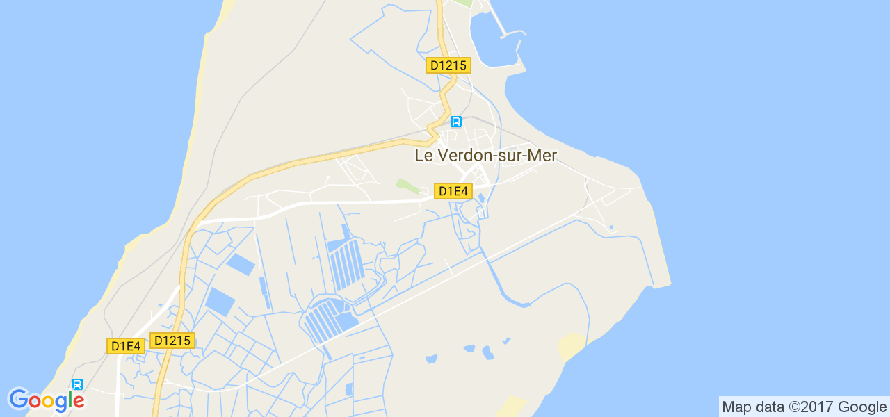 map de la ville de Le Verdon-sur-Mer