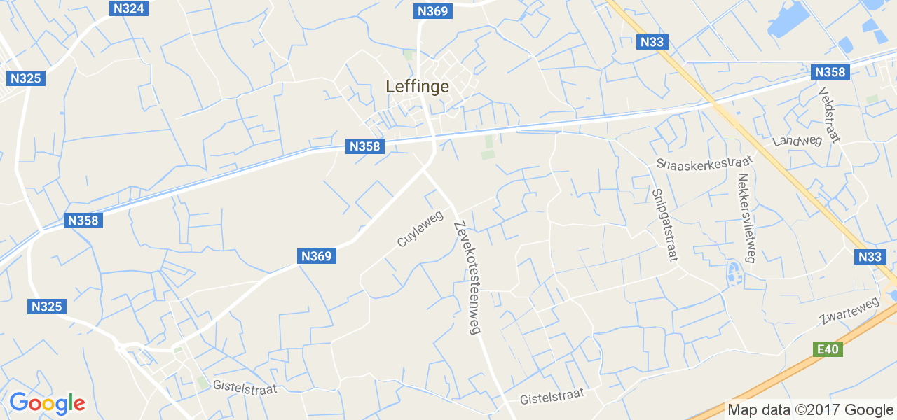 map de la ville de Leffinge