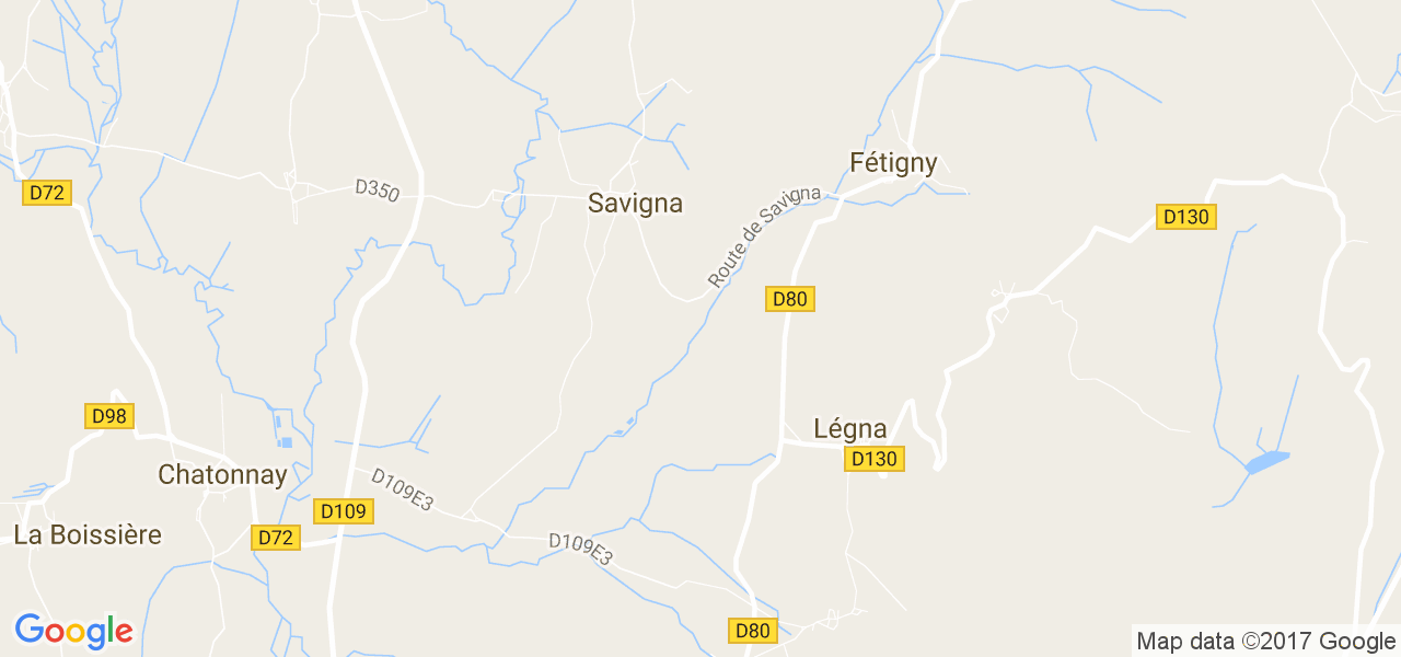 map de la ville de Légna