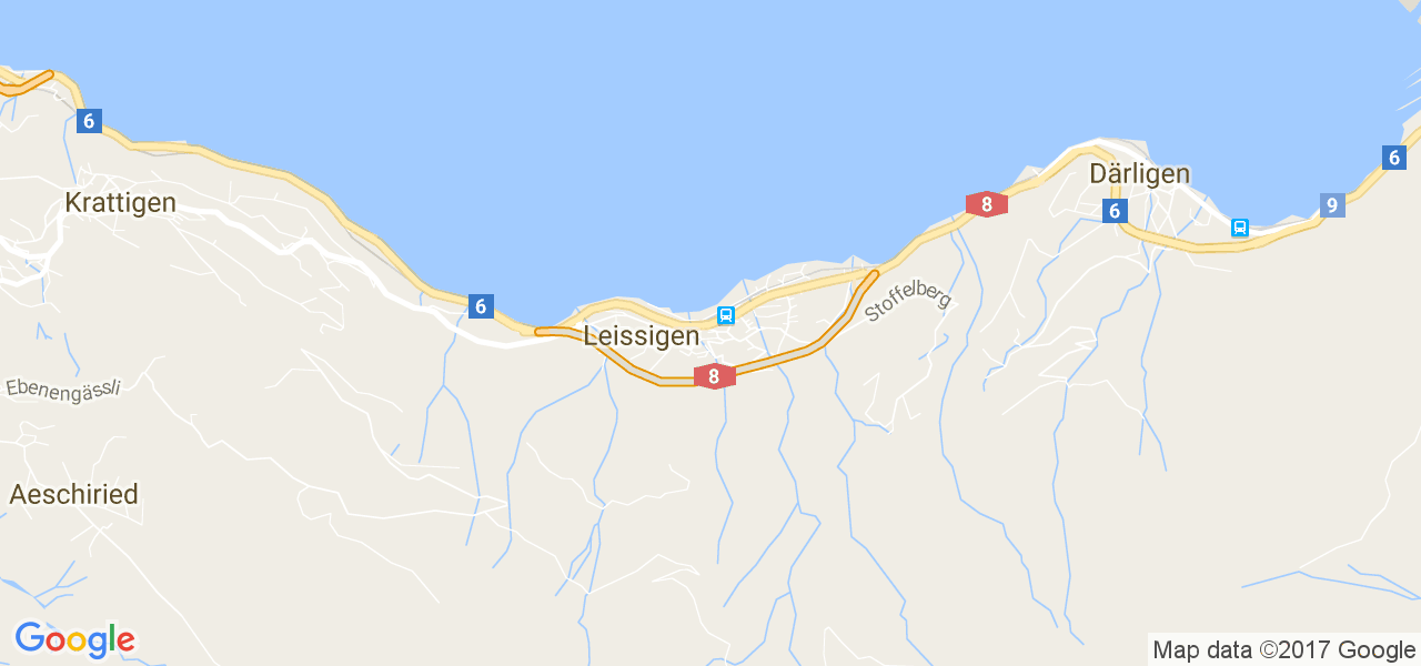 map de la ville de Leissigen