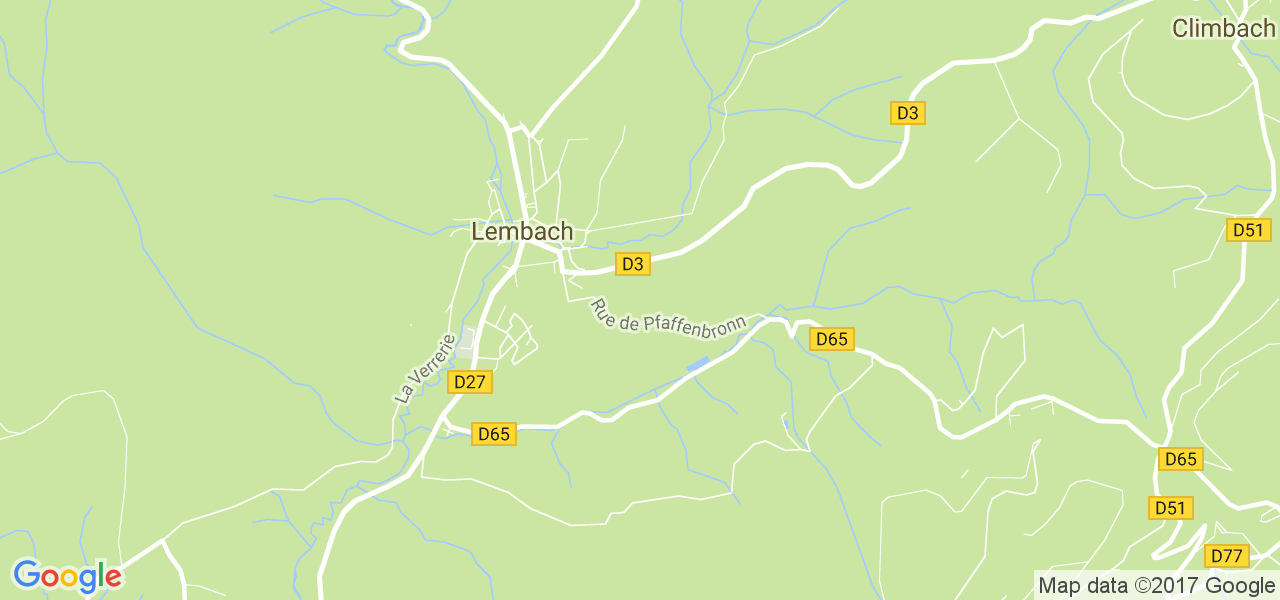 map de la ville de Lembach