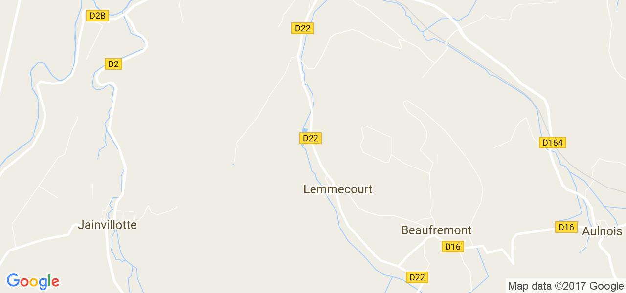map de la ville de Lemmecourt