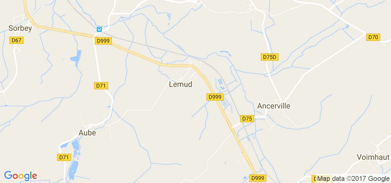 map de la ville de Lemud