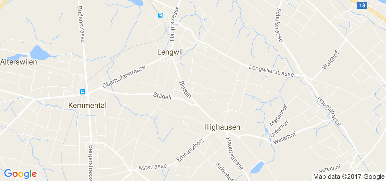 map de la ville de Lengwil