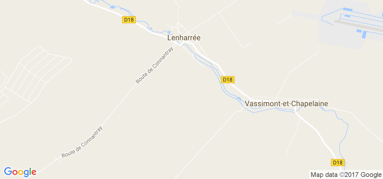 map de la ville de Lenharrée