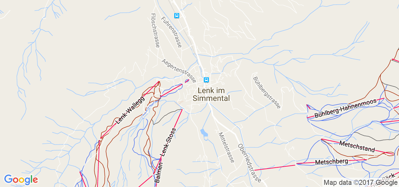 map de la ville de Lenk