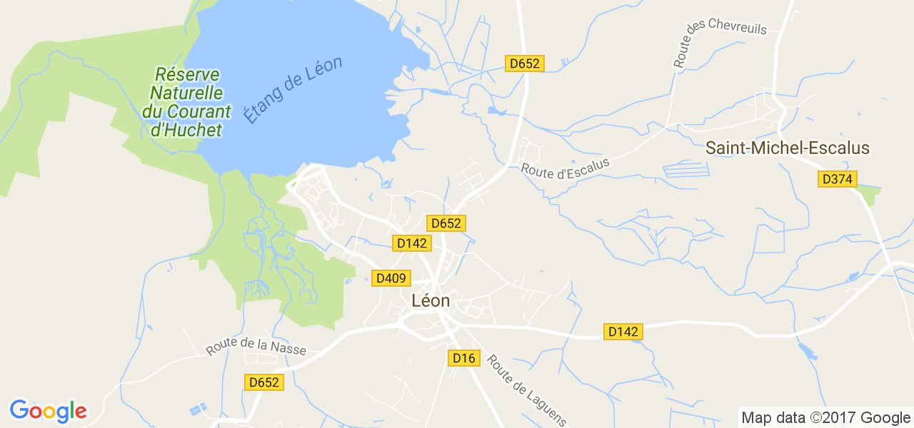 map de la ville de Léon