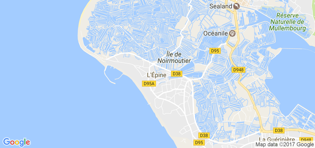 map de la ville de L'Épine