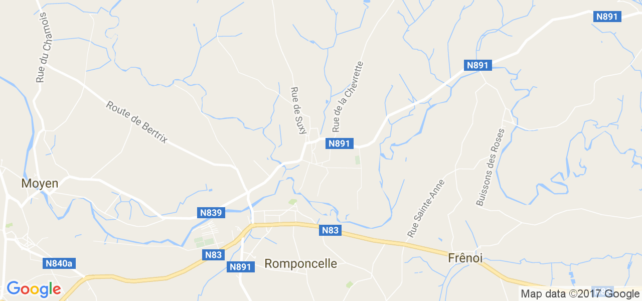 map de la ville de Les Bulles