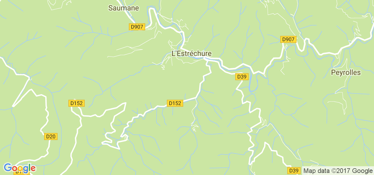 map de la ville de L'Estréchure