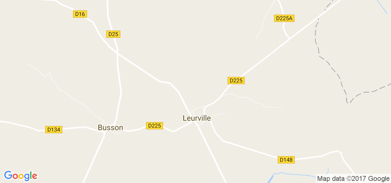 map de la ville de Leurville