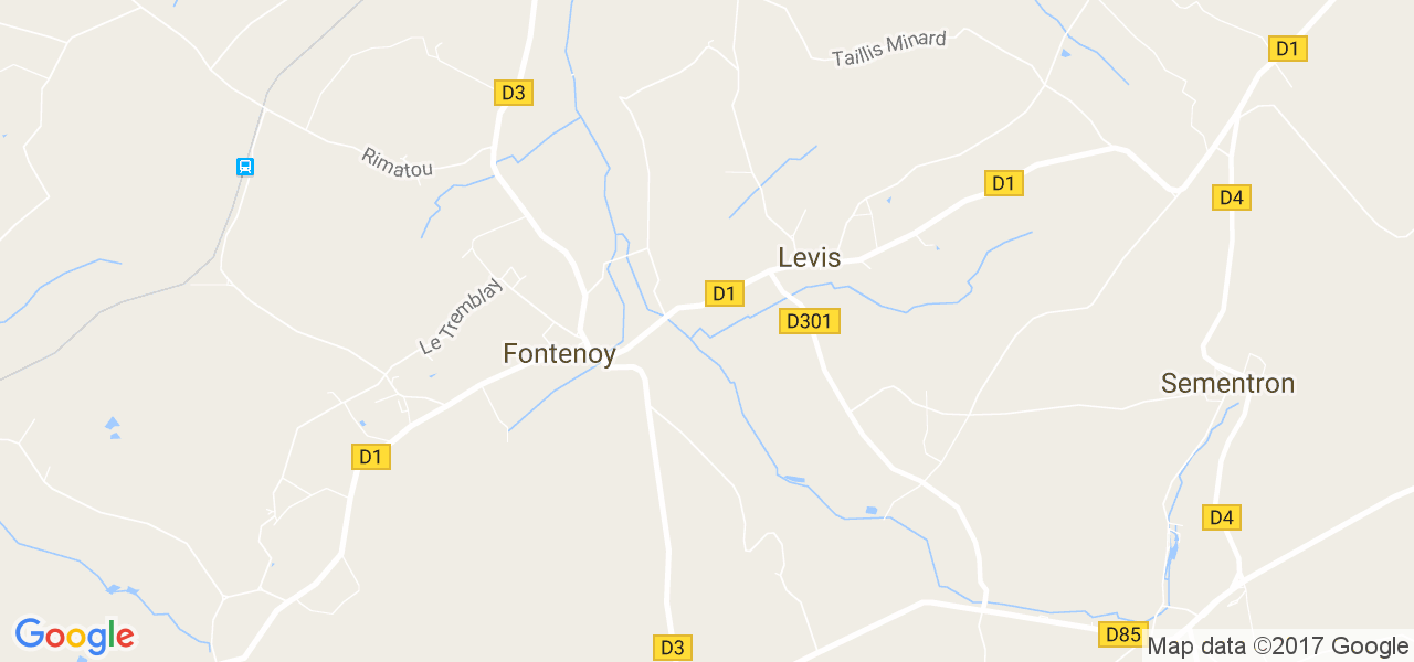 map de la ville de Levis