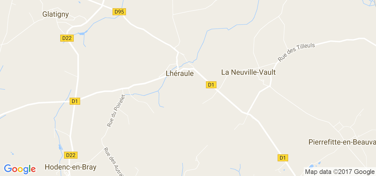 map de la ville de Lhéraule