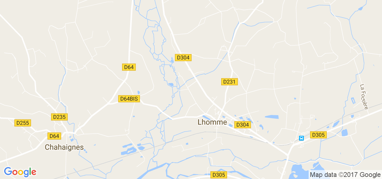 map de la ville de Lhomme