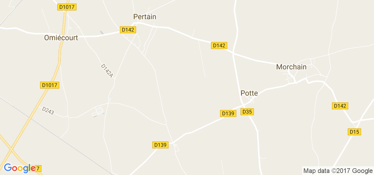 map de la ville de Licourt