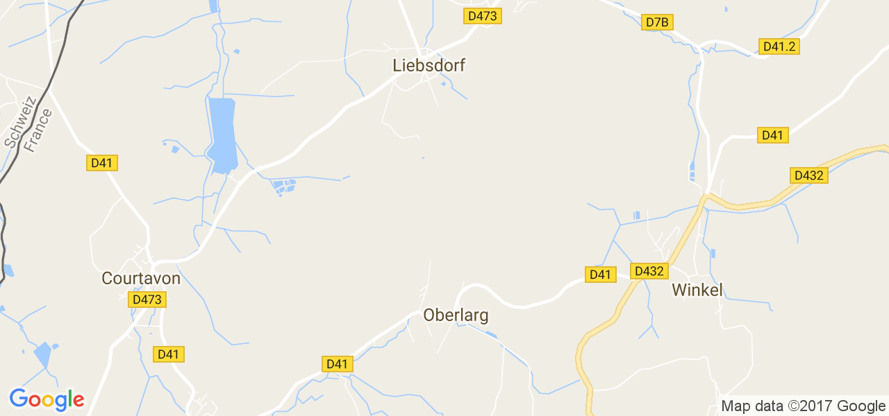 map de la ville de Liebsdorf