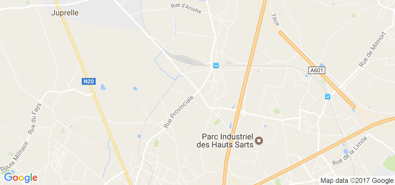 map de la ville de Liers