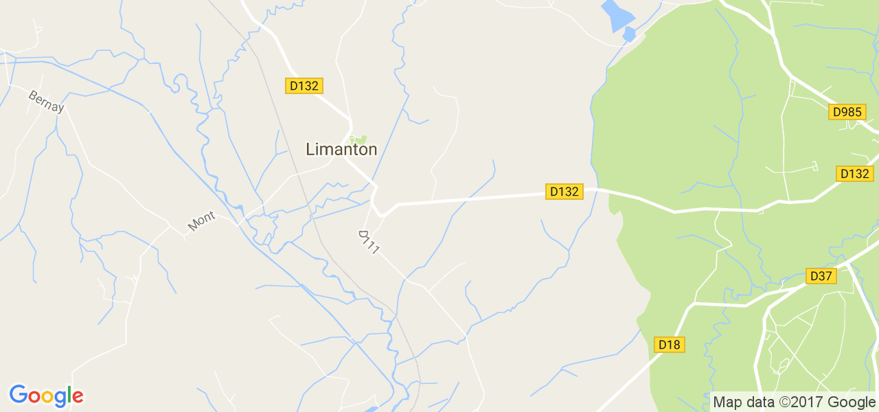 map de la ville de Limanton