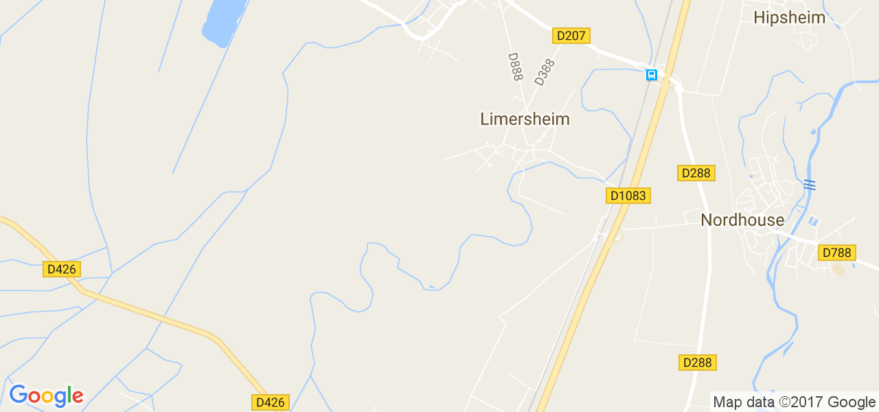 map de la ville de Limersheim