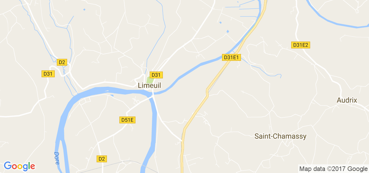 map de la ville de Limeuil