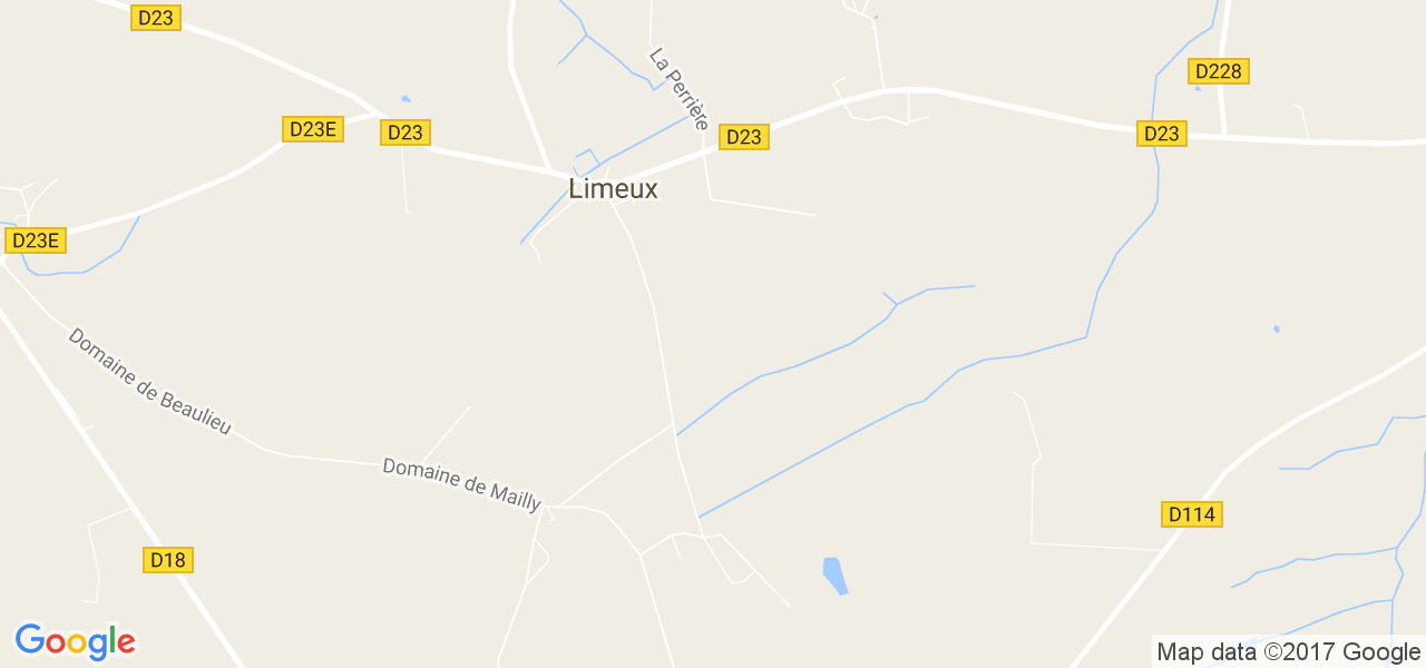 map de la ville de Limeux