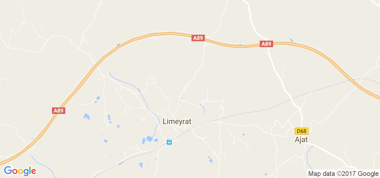 map de la ville de Limeyrat