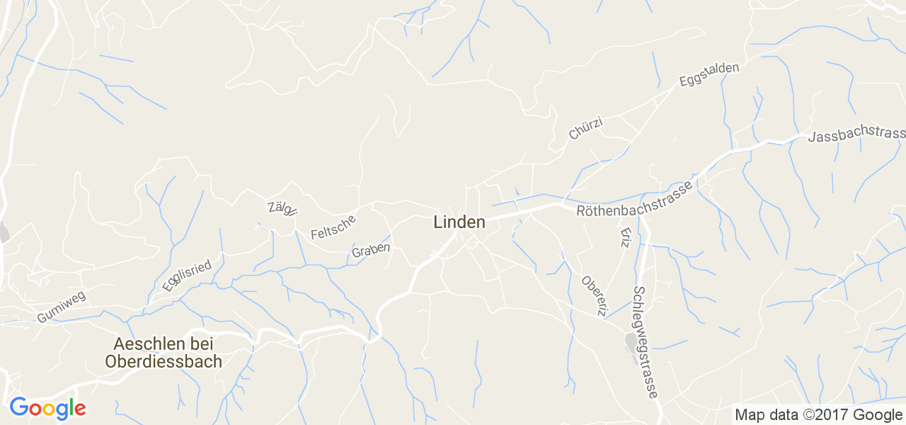 map de la ville de Linden