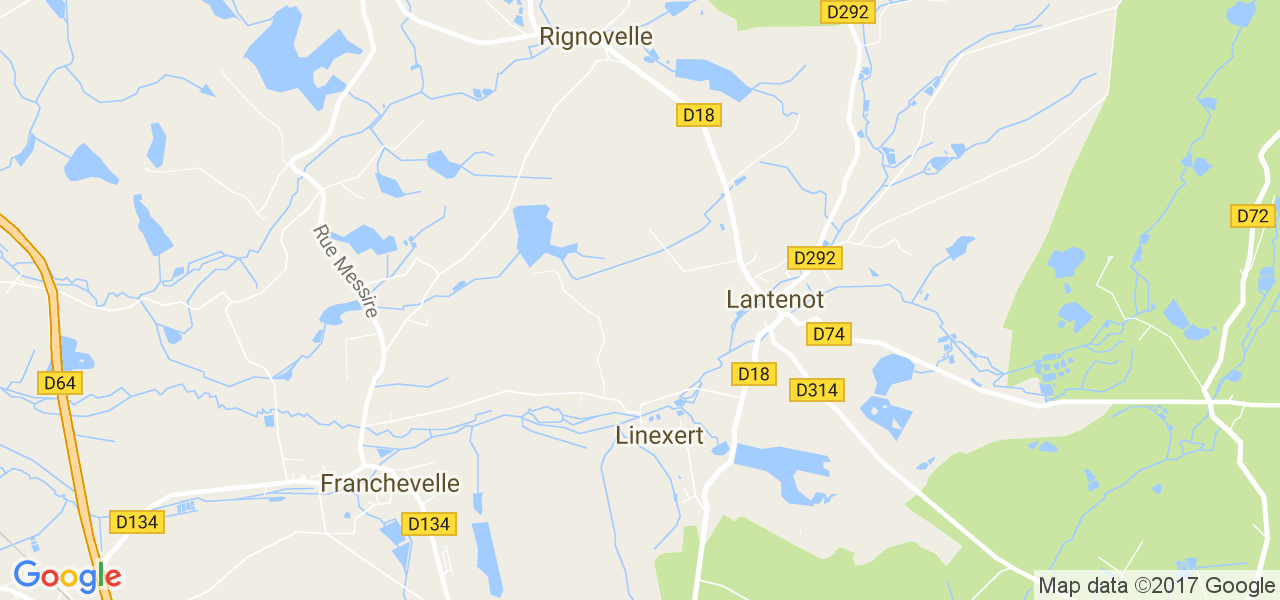 map de la ville de Linexert