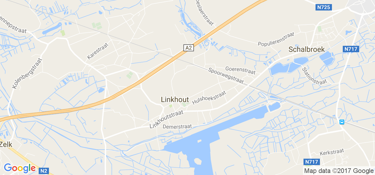 map de la ville de Linkhout