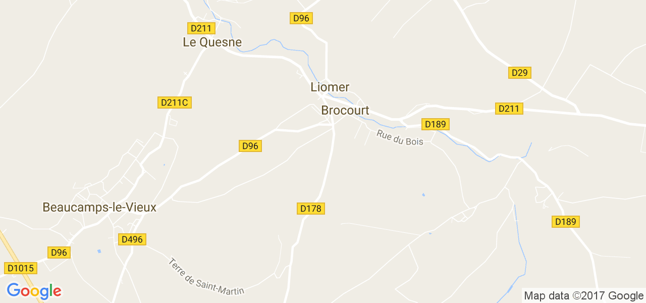 map de la ville de Liomer