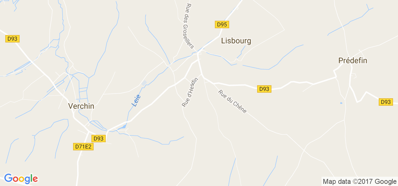 map de la ville de Lisbourg